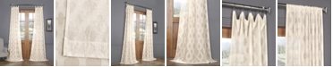 Exclusive Fabrics & Furnishings Calais Tile Patterned Sheer 50" x 96" Curtain Panel